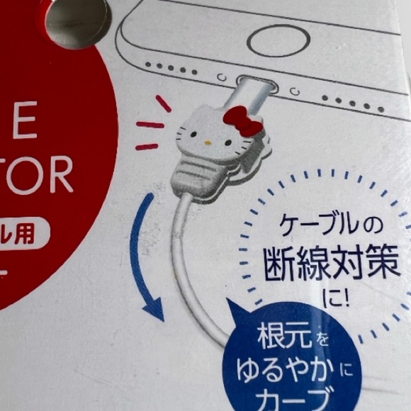 Hello Kitty Sanrio IPhone Charger Cord Protectors ~ Cute Kawaii Phone Accessory - Picture 4 of 5